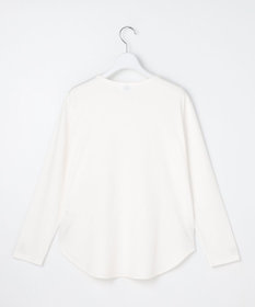 J.PRESS LADIES 【2WAY・レイヤードスタイルに】コットンスムース シャツテール カットソー