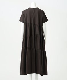 23区 L 【R(アール)】プレミアムコットンジャージー ティアードワンピース