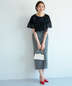 ANY SIS 【2WAY】フロントジップタイト スカート