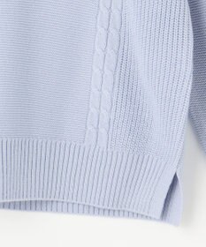 ANY SIS 【洗える】スフレボトルネック ニット