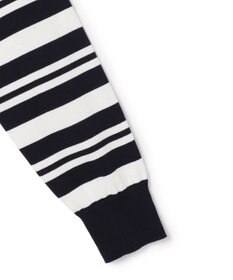 23区 L 【先行予約】プレミアムビオコットン ポケット ボーダー カーディガン