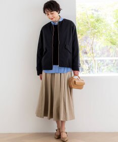 23区 L 【先行予約】マットライトタフタ フレアスカート