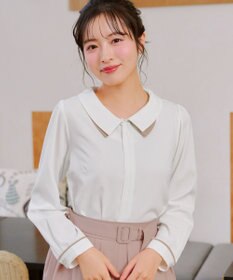 Tiaclasse レイヤードカラーブラウス