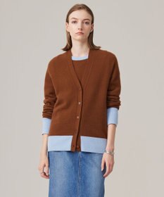 ICB L ピュアカシミヤ カーディガン