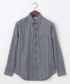 JOSEPH ABBOUD 【オーガニックコットン・柔らかな肌触り】カラーストライプ シャツ