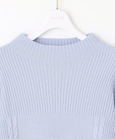 ANY SIS 【洗える】スフレボトルネック ニット