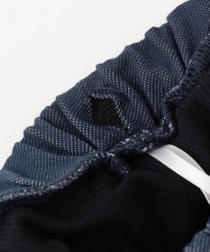 ANY KIDS パール×デニムニットスカッツ