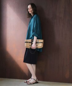 YECCA VECCA 【尾崎紗代子さん着用】タックハーフパンツ