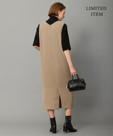 ICB 【WEB限定・洗える】 ライトダブルクロス ジャンパースカート ワンピース