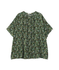 Green Parks 【WEB限定】アソート柄さらっとレーヨンブラウスⅡ