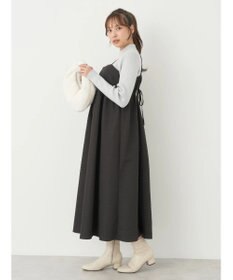 earth music&ecology バックオープンキャミワンピース