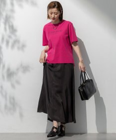 23区 【接触冷感/洗える】フィブリルツイル ギャザー スカート