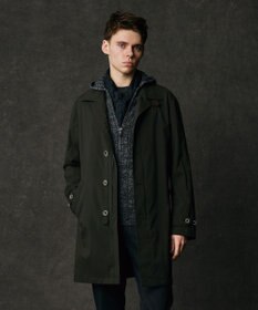 JOSEPH ABBOUD 【キングサイズ・軽量/ストレッチ/ECO撥水】ナイロンヴィンテージコーティング コート