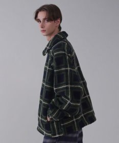 WEGO 【ユニセックス着用ITEM】ボアチェックブルゾン
