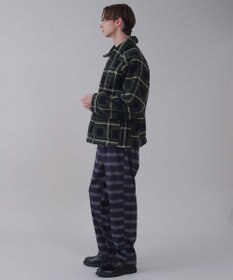 WEGO 【ユニセックス着用ITEM】ボアチェックブルゾン