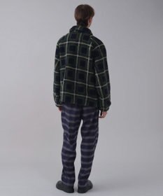 WEGO 【ユニセックス着用ITEM】ボアチェックブルゾン