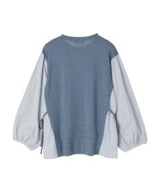 Green Parks 布帛ドッキング脇リボンプルオーバー