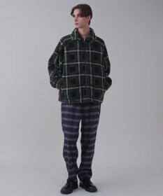 WEGO 【ユニセックス着用ITEM】ボアチェックブルゾン