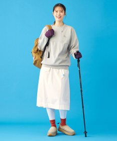 SHARE PARK LADIES 【UVカット・吸水速乾・ストレッチ・軽量・アンチピリング 】ダンボールクルーネックスウェット（S・Mサイズ）