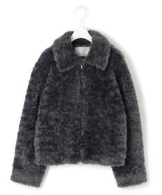 ICB フェイクボア ブルゾン