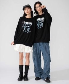 WEGO 【2025年秋冬新作/SMLXLサイズ展開/ユニセックス着用ITEM】アソートグラフィックプルオーバー