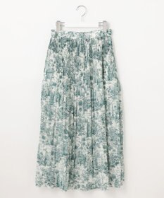 自由区 【カタログ掲載・洗える】ランドスケーププリント スカート