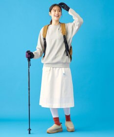 SHARE PARK LADIES 【UVカット・吸水速乾・ストレッチ・軽量・アンチピリング 】ダンボールクルーネックスウェット（S・Mサイズ）