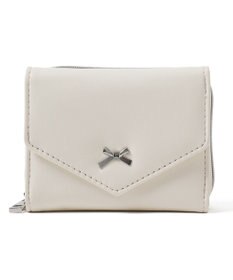 WEGO メタルリボンレターフラップウォレット