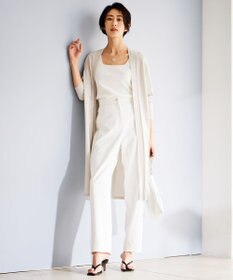 ICB 【新色追加・WEB限定カラーあり・洗える】ブロードステッチリブ タンクトップ