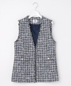 J.PRESS LADIES L ファニーツイード ジレ