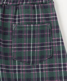 ANY KIDS 裏シャギーチェックショートパンツ