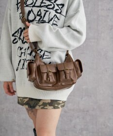 WEGO 金具デザインポケットショルダー