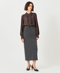 BEIGE， 【WEB限定・S-size】STOW / フリルブラウス