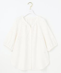 ANY SIS 【洗える】カットワークエンブロイダリー ブラウス