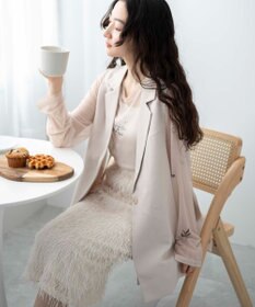 WEGO サイドリボンテーラードベスト