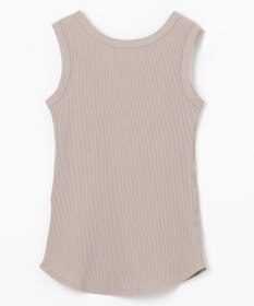 ANY L リブタンクトップ