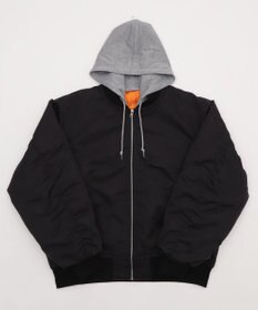 WEGO 【ユニセックス着用ITEM】2WAYフードパファーMA－1