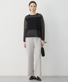 ICB L 【先行予約】 ハイツイストドライメッシュ ワイドストレートパンツ