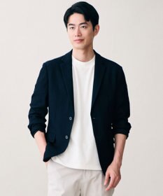 JOSEPH ABBOUD 【オリジナルジャージ生地/サラリ清涼/上質感】コンパクトブロックリンクス ドレス Ｔシャツ