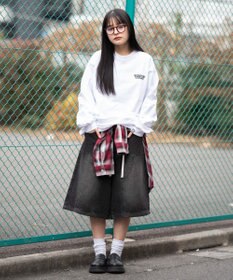 WEGO 【ユニセックス着用ITEM】別注VISIONゴーストスケーターグラフィックT（LS）