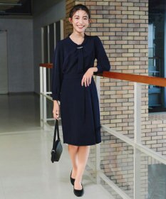 Tiaclasse L 【ダブルクロス】2wayボウタイ風ブラウス