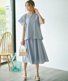 組曲 S 【WEB限定】エンブロイダリーレース フレアスカート