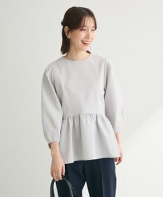 Green Parks ef-de 衿取り外しペプラムブラウス