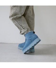 MODE ET JACOMO <carino>本革ムートンショートブーツ