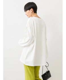 AMERICAN HOLIC 刺繍ロゴミニ裏毛ボートネックチュニック