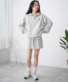 WEGO ハーフジップBIGスウェット