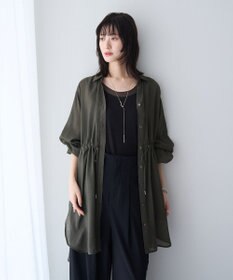 YECCA VECCA シアー2way袖バルーンチュニック