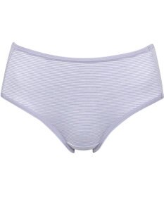 Wing ショーツ 綿混(身生地部) ここちよいフィット感 ムレにくい(身生地部) 【デイリーフィット 綿混ボーダー】 はきこみ丈ふつう EC2650 ウイング／ワコール