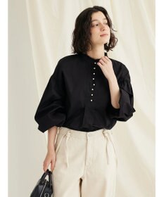CRAFT STANDARD BOUTIQUE パールボタンピコフリルブラウス