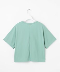 自由区 S 【接触冷感・UVカット・吸水速乾・抗菌防臭・洗える】ハイカウントクロップド丈 Tシャツ